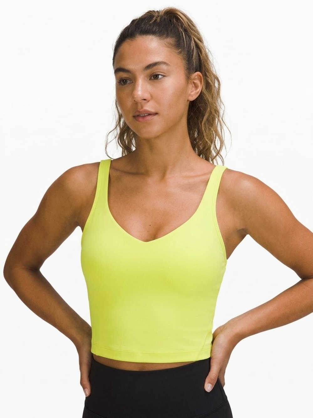 LULULEMON | ALIGN TANK TOP IN ELECTRIC LEMON